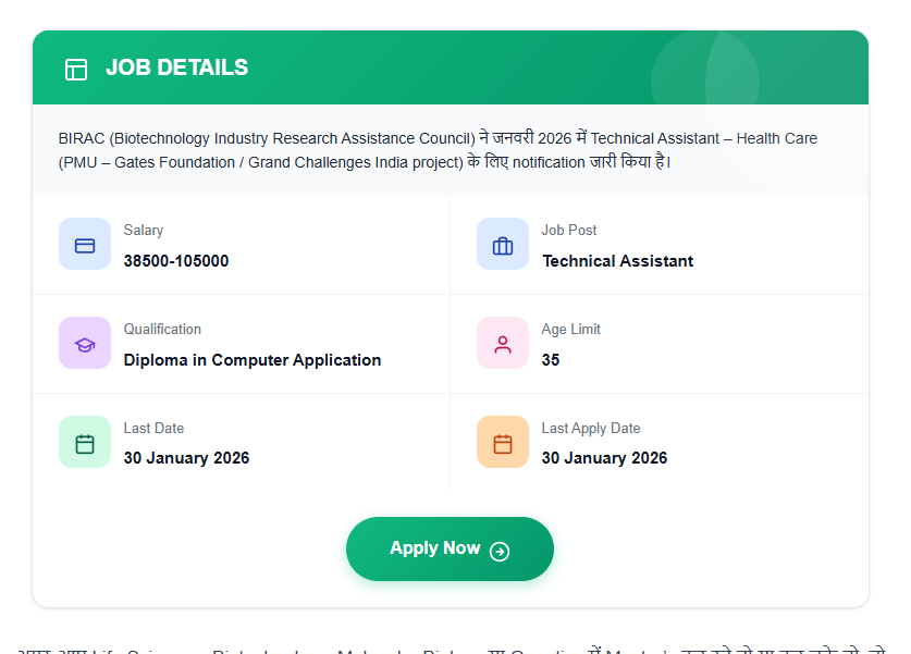 JOB CARD PLUGIN for job blog post details